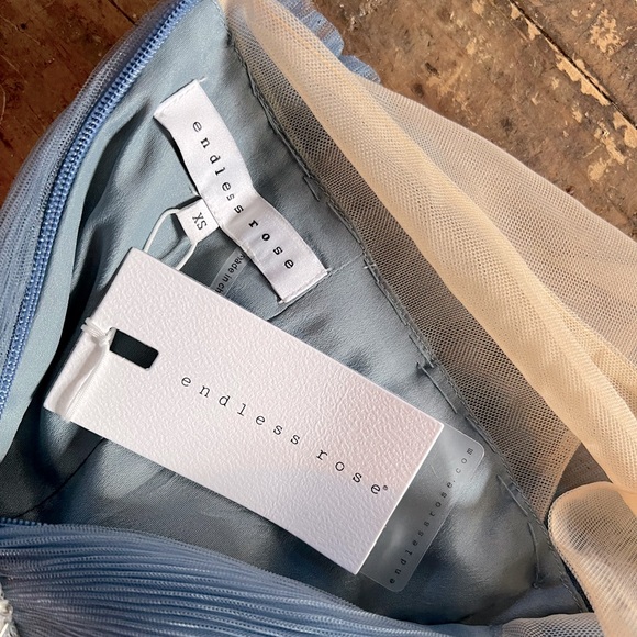 NWT Soft Blue Tulle Formal Dress from Endless Rose- Size XS - Picture 3 of 5